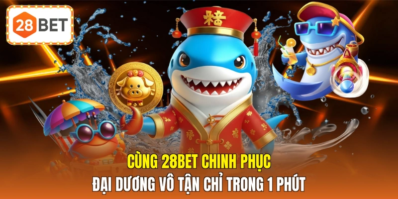 Cùng 28BET chinh phục đại dương vô tận chỉ trong 1 phút