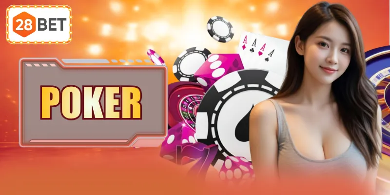 Poker 28BET | Làm Chủ Từng Lá Bài Qua 4 Vòng Cược Kịch Tính 