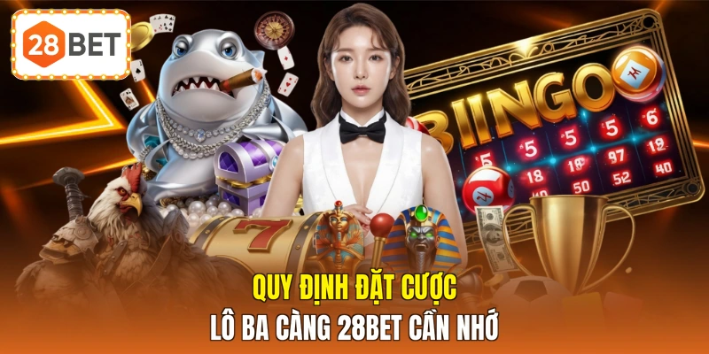 Quy định đặt cược lô ba càng 28BET cần nhớ