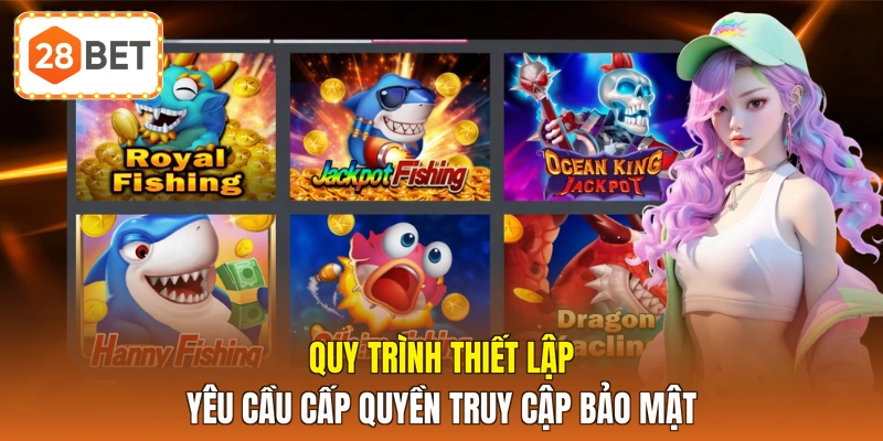 Quy trình thiết lập yêu cầu cấp quyền truy cập bảo mật