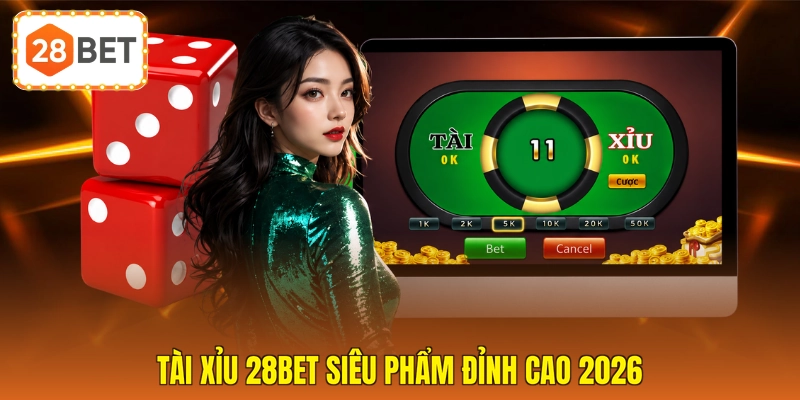 Tài xỉu 28BET siêu phẩm đỉnh cao 2026